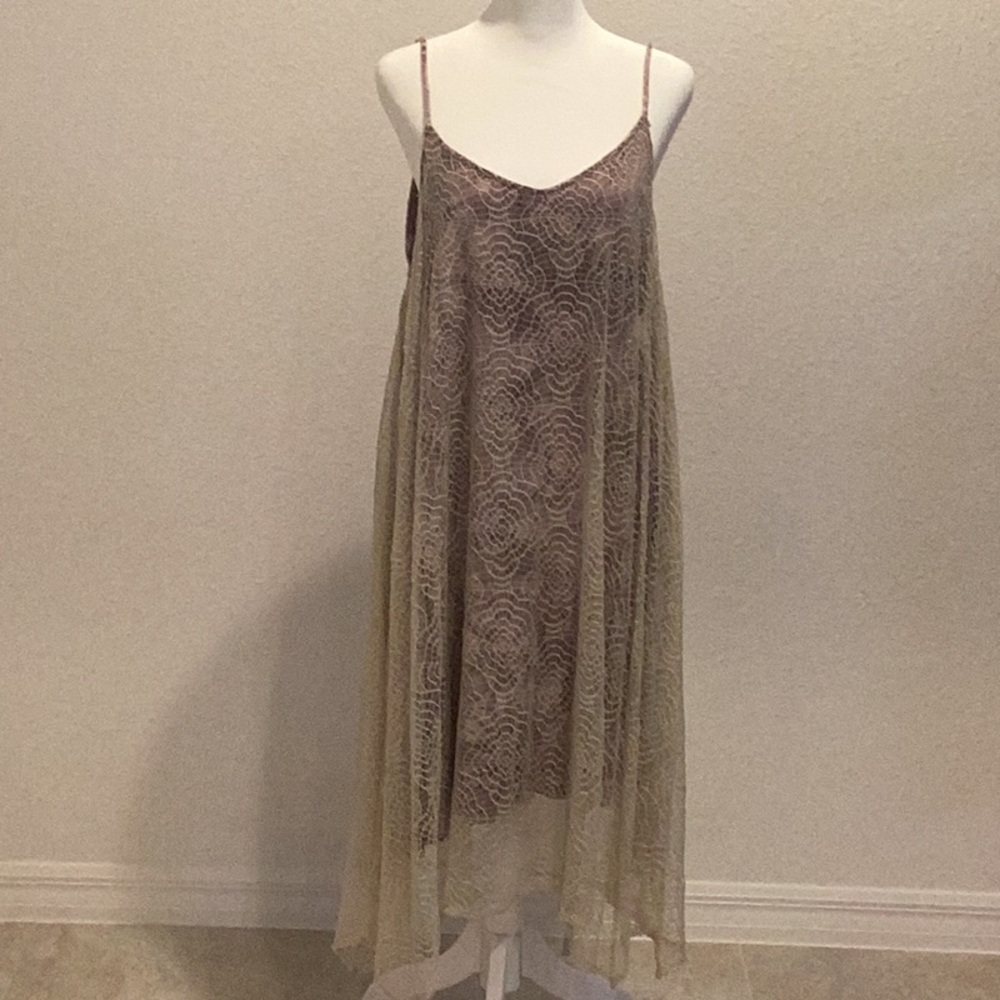 Mystree Midi Dress with Lace